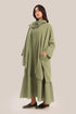 Embroidered cotton linen jacket